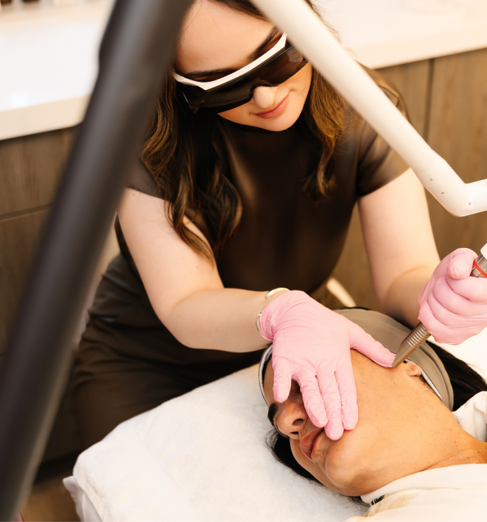 Laser treatment at Skincare by Amy Peterson
